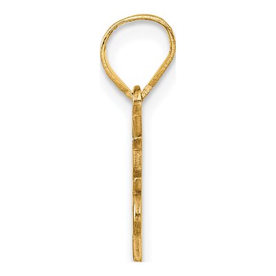 14K Yellow Gold Graduation Cap ' Tassel Charm – view 3