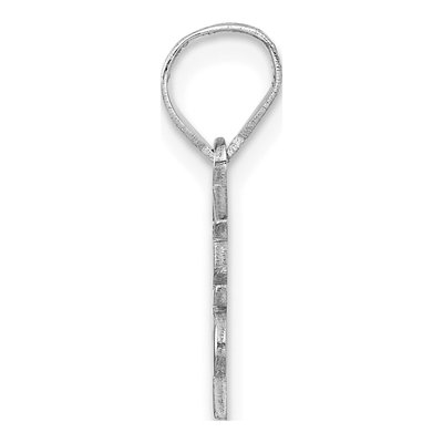14K White Gold Graduation Cap ' Pendant – view 3