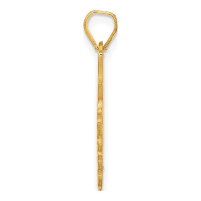 14K Yellow Gold Grad Cap Diploma Charm – view 3