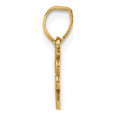 14K Yellow Gold Graduation Cap Diploma Charm – view 3