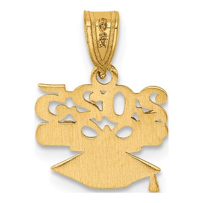 14K Yellow Gold Graduation Cap Diploma Charm – view 4