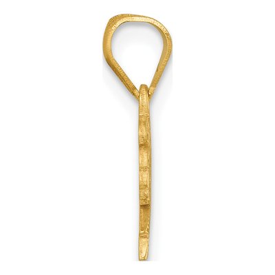 14K Yellow Gold Grad Cap Diploma Charm – view 3