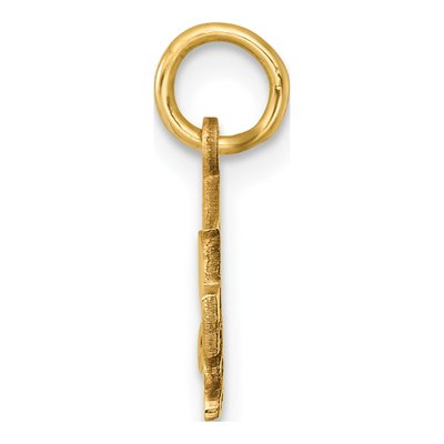 14K Yellow Gold Grad Cap Diploma Charm – view 3