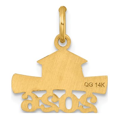 14K Yellow Gold Graduation Pendant – view 4
