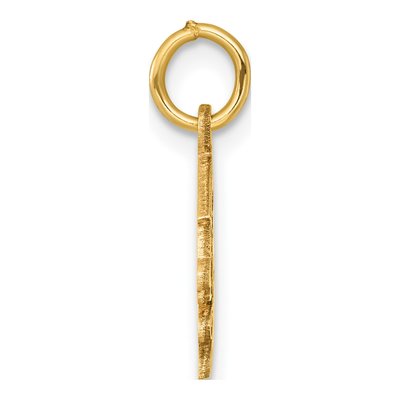 14K Yellow Gold Graduation Cap Charm – view 3