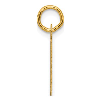14K Yellow Gold Letter B Charm – view 2
