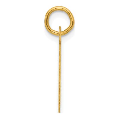 14K Yellow Gold Letter H Charm – view 2