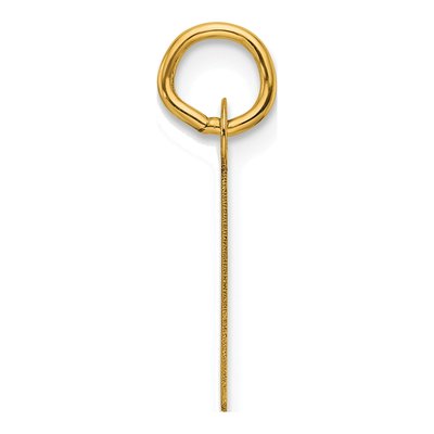 14K Yellow Gold Letter I Initial Charm – view 2