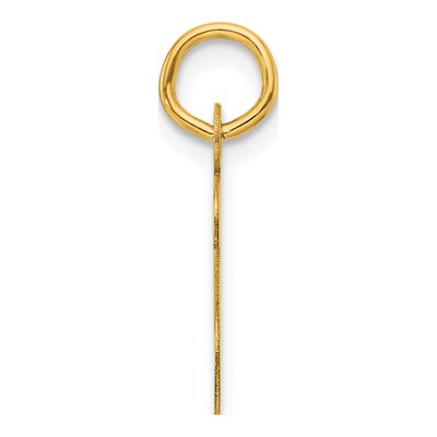 14K Yellow Gold Letter S Charm – view 3
