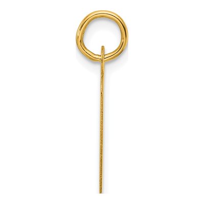 14K Yellow Gold Letter U Pendant – view 2