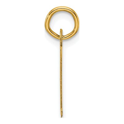 14K Yellow Gold Letter Z Charm – view 2