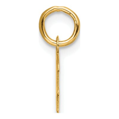 14K Yellow Gold Script Letter H Charm Pendant – view 3