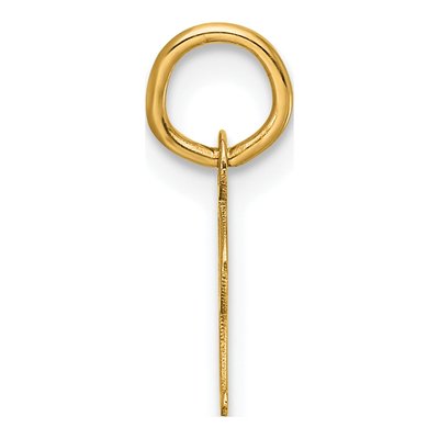 14K Yellow Gold Initial I Charm – view 2