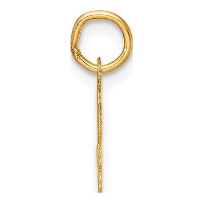 14K Yellow Gold Script Letter L Pendant – view 3