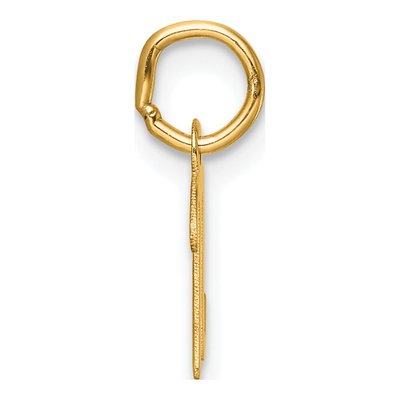 14K Yellow Gold Letter N Pendant – view 2