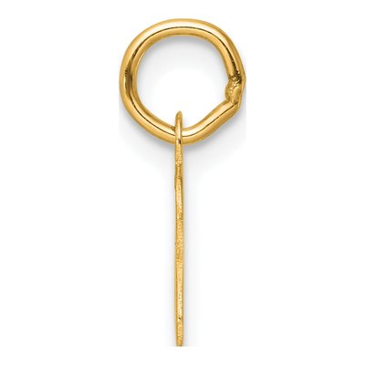14K Yellow Gold Script Letter U Pendant – view 2