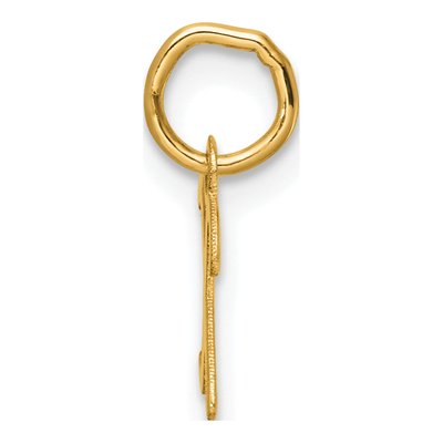 14K Yellow Gold Script Letter X Pendant – view 2