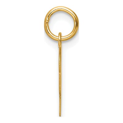 14K Yellow Gold Script Letter Y Charm – view 2