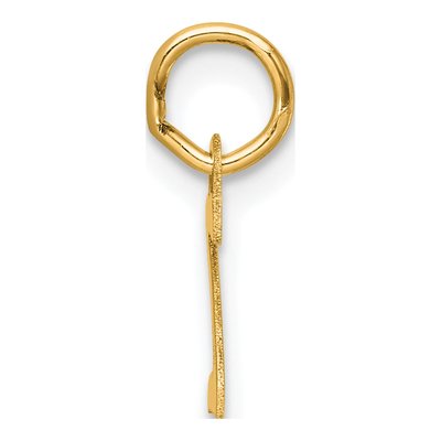 14K Yellow Gold Letter Z Charm – view 2