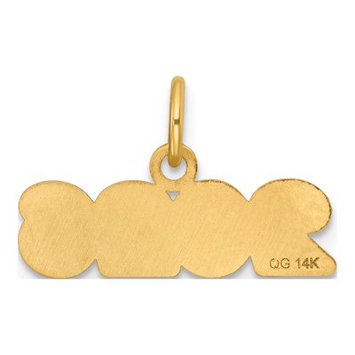 14K Yellow Gold Horizontal Pendant – view 4