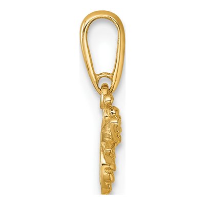 14K Yellow Gold Honey Bee Pendant – view 3