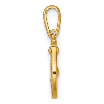 14K Yellow Gold Fish Bowl Pendant – view 3