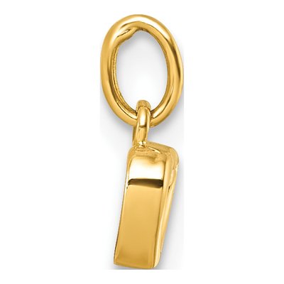 14K Yellow Gold Open Heart Pendant – view 3