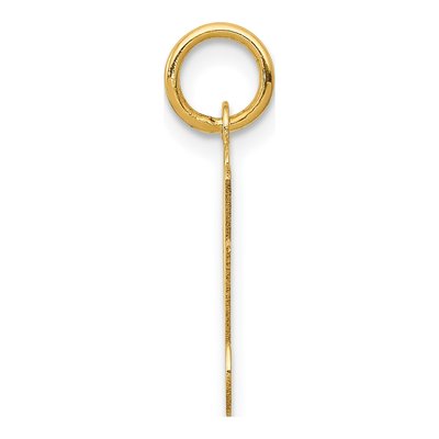14K Yellow Gold Script Letter M Charm – view 3