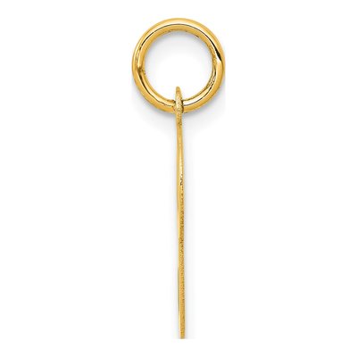 14K Yellow Gold Script Letter P Pendant – view 3