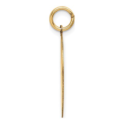 14K Yellow Gold Smiley Face Pendant – view 3