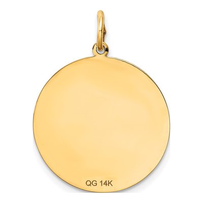 14K Yellow Gold Smiley Face Pendant – view 5