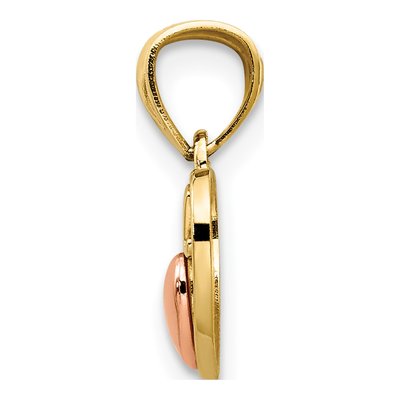 14K Two-Tone Gold Mini I LOVE Pendant – view 3