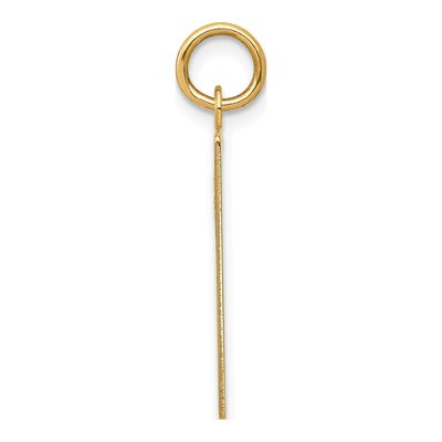14K Yellow Gold Thursday Calendar Pendant – view 3