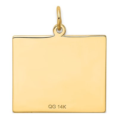 14K Yellow Gold Calendar Pendant – view 4