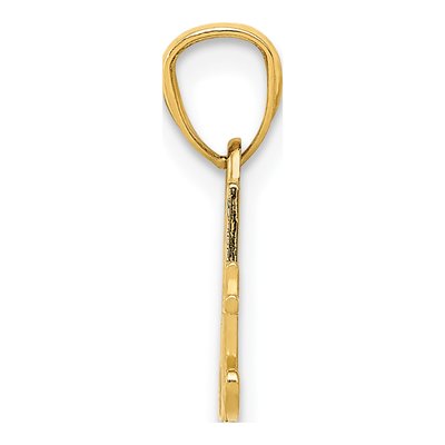 14K Yellow Gold AUNT Number 1 Pendant – view 3