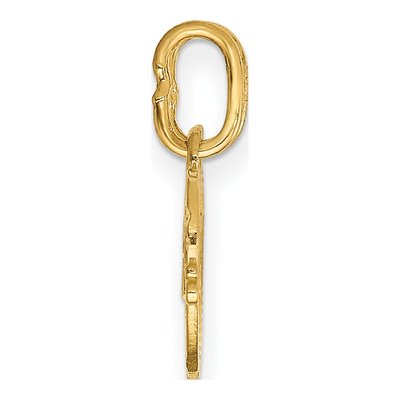 14K Yellow Gold Best Friends Heart Set Charm – view 3