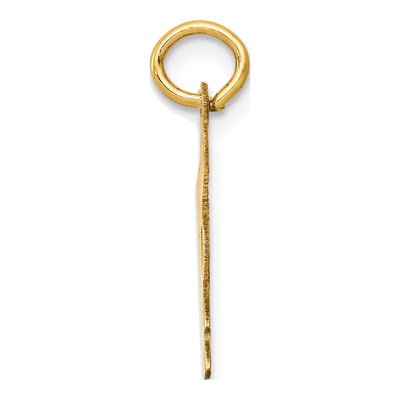 14K Yellow Gold Pistol Pendant – view 3