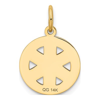 14K Yellow Gold Small Paramedic Pendant – view 4