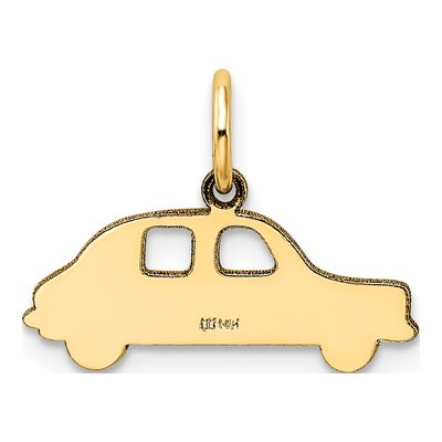 14K Yellow Gold Compact Car Pendant – view 4