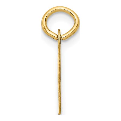 14K Yellow Gold Letter B Charm – view 3