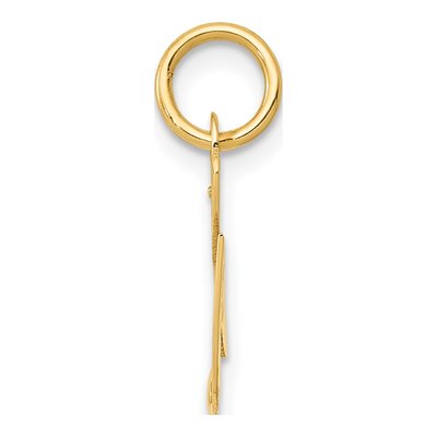 14K Yellow Gold Letter G Charm – view 3