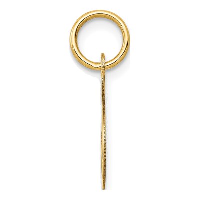 14K Yellow Gold Letter S Charm – view 3