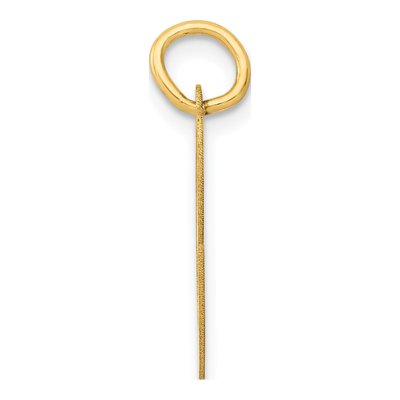 14K Yellow Gold Script Letter C Pendant – view 3