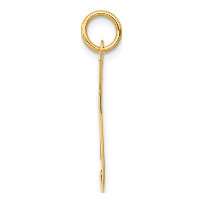 14K Yellow Gold Letter G Charm – view 3