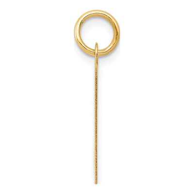 14K Yellow Gold Large Letter H Charm – view 3
