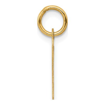 14K Yellow Gold Letter P Charm – view 3
