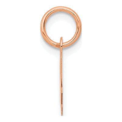 14K Rose Gold Letter A Charm – view 2