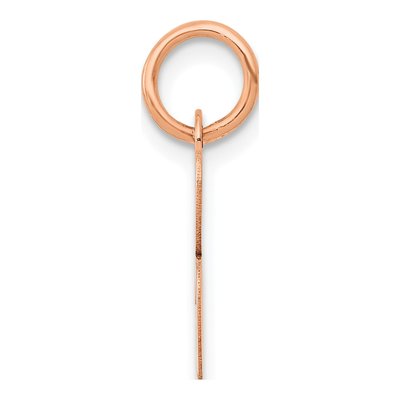 14K Rose Gold Letter B Charm – view 3