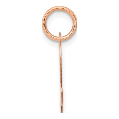 14K Rose Gold Letter L Charm – view 3