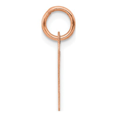14K Rose Gold Letter P Charm – view 3